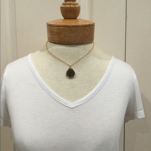 Smokey topaz pendant